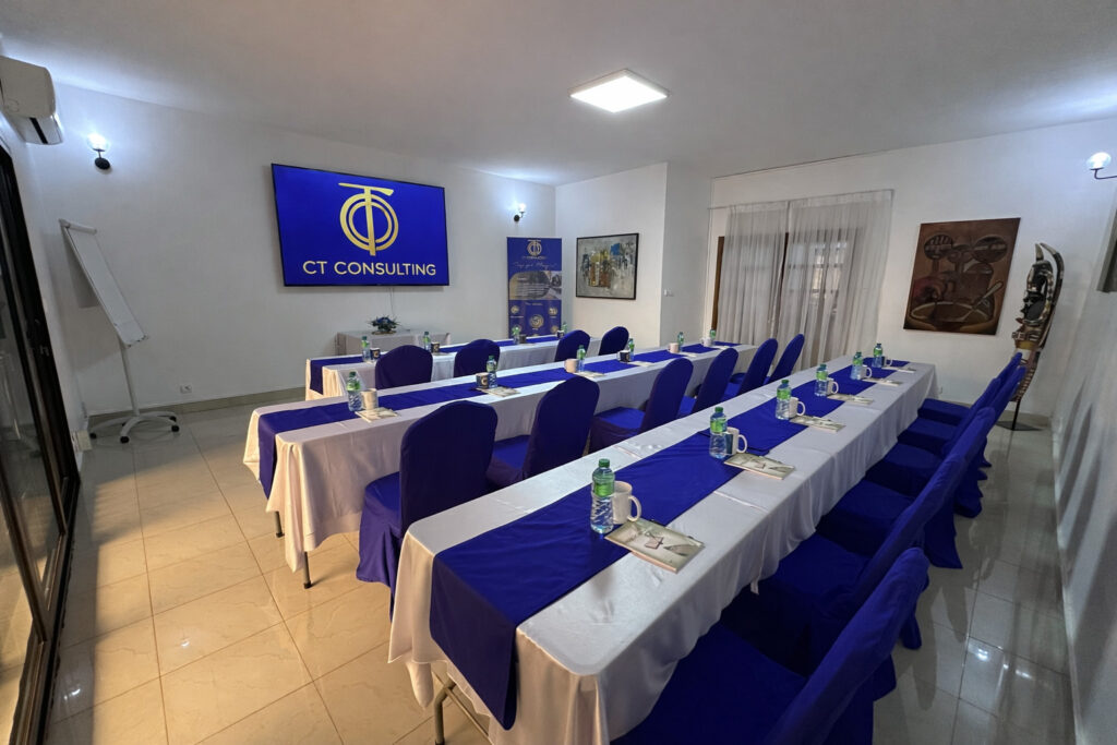 Salle de formation à Dakar chez CT Consulting