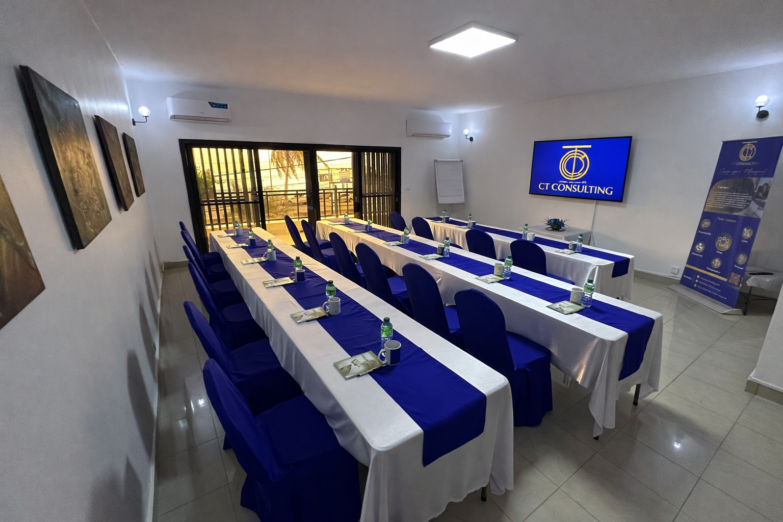 Salle de formation à Dakar chez CT Consulting